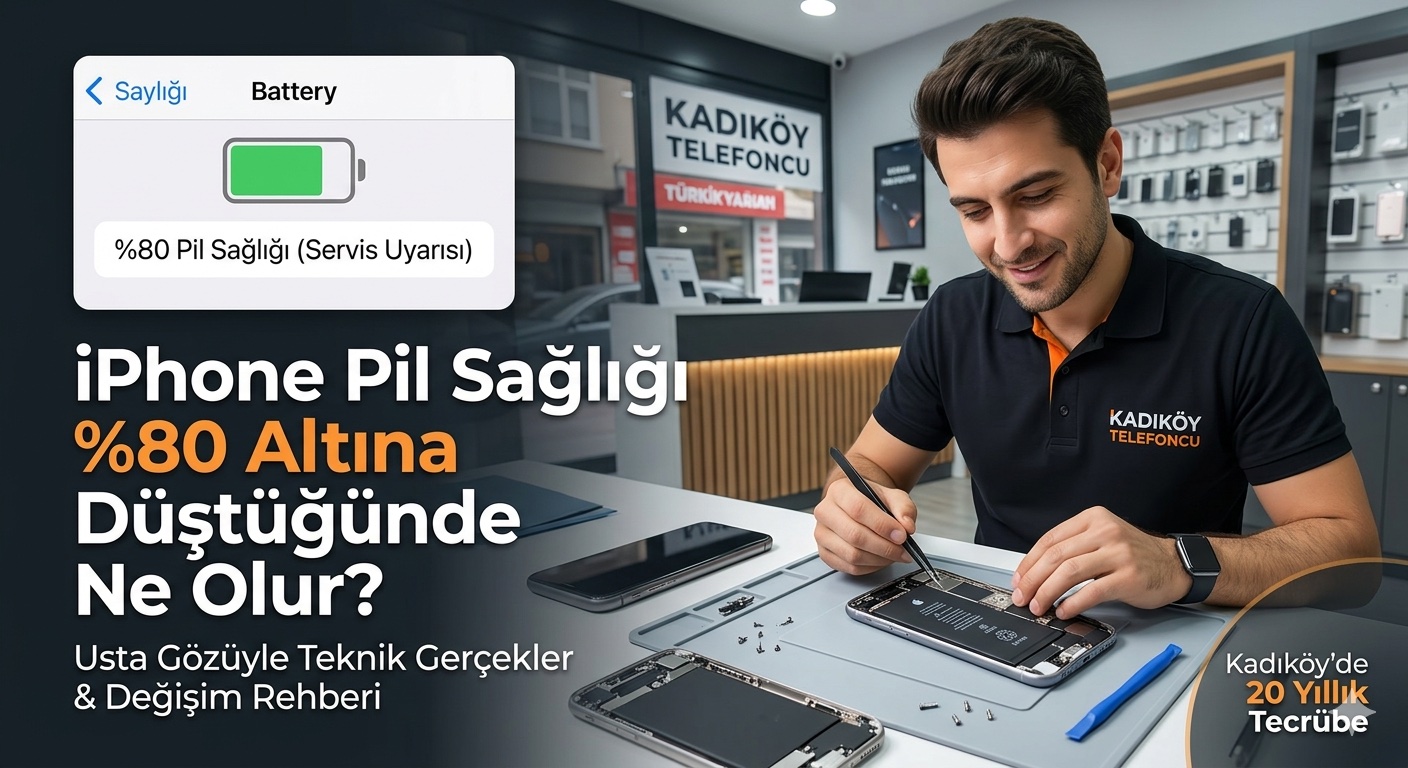 iPhone Pil Sağlığı %80 Altına Düştüğünde Ne Olur? (Teknik Rehber)