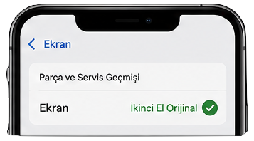 iPhone ikinci el orijinal parça bildirimi