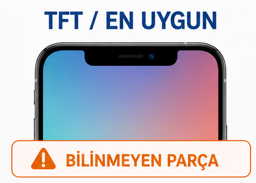 iPhone TFT ekran değişimi sonrasında Bilinmeyen Parça bildirimi