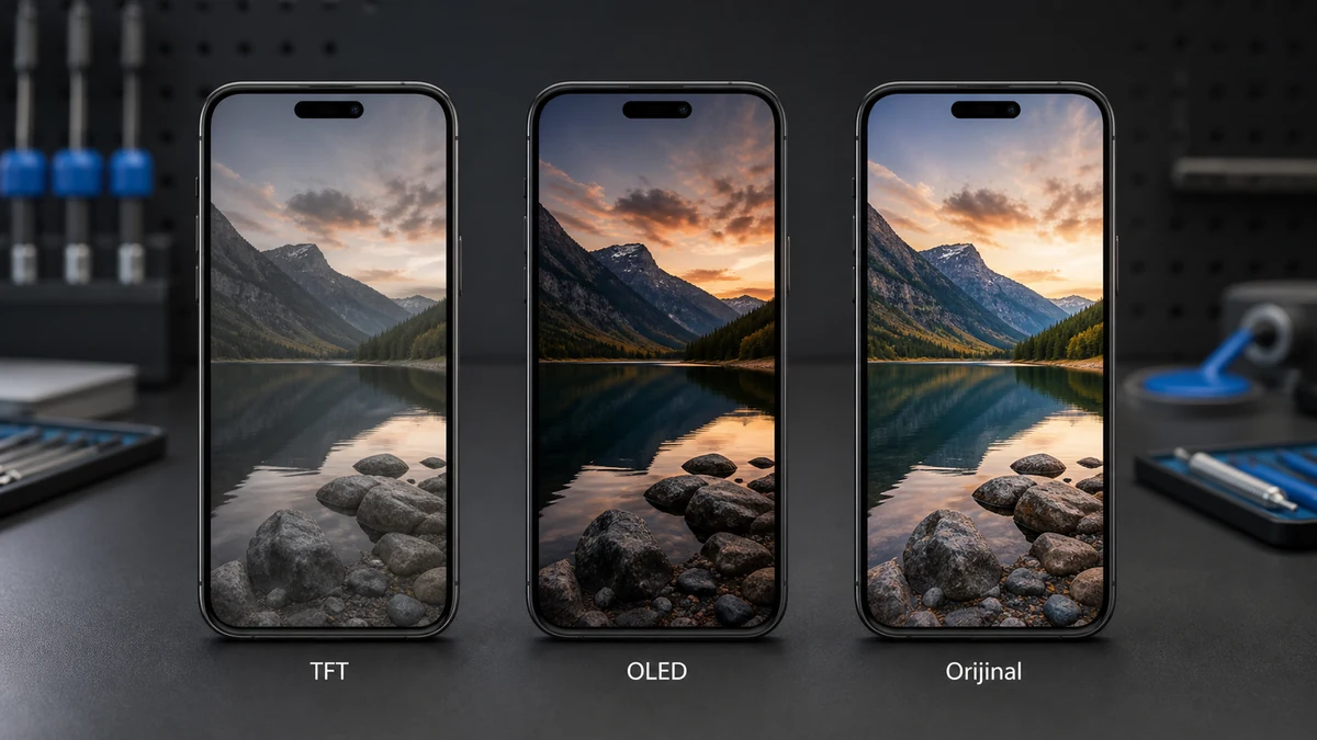 TFT, OLED ve Orijinal iPhone Ekran Arasındaki Farklar
