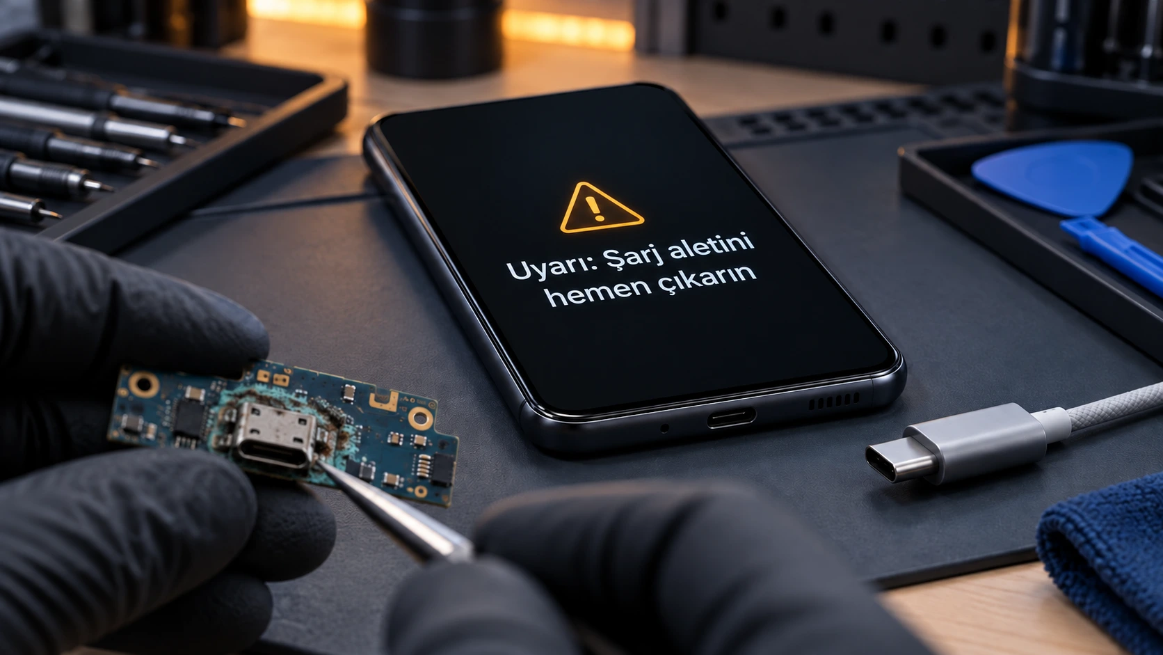 Samsung Sıvı Algılandı Şarj Olmuyor